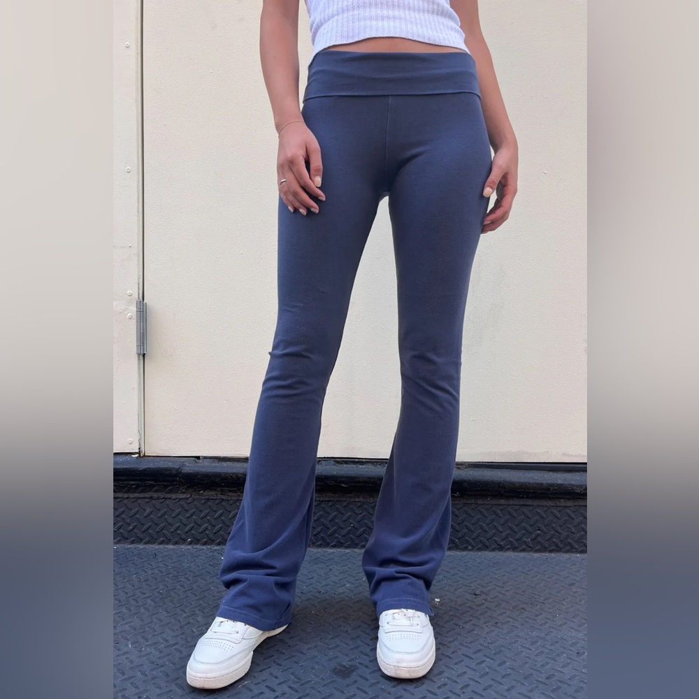 brandy Melville navy flare leggings